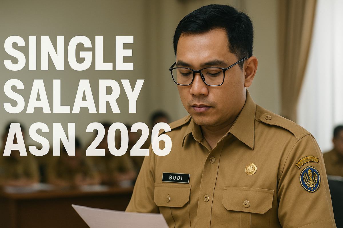 Wacana Single Salary Mulai 2026: ASN Pelaksana hingga Pejabat Tinggi Dapat Kenaikan