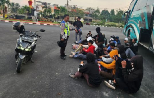 Membahayakan Nyawa, Sekelompok Pemuda Diamakan Polres Banyuasin