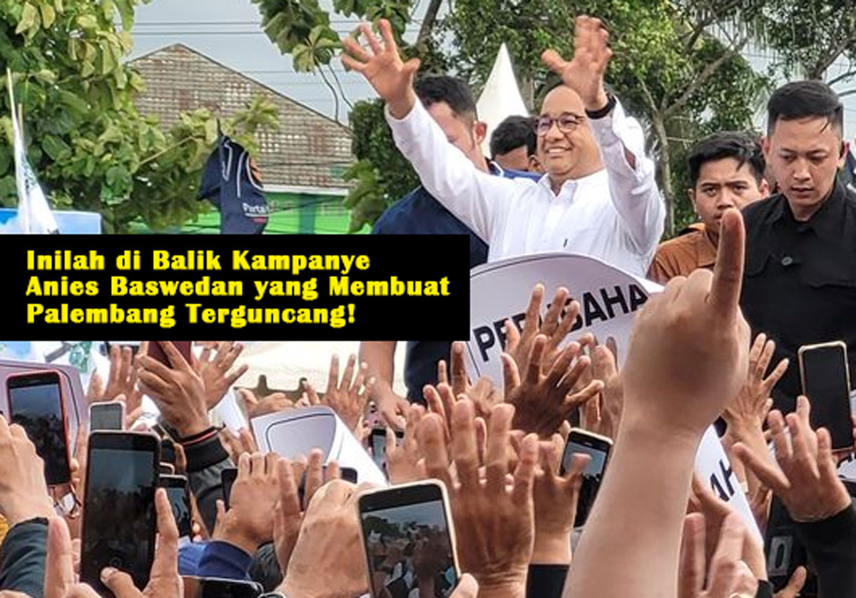 Terowongan LRT Jadi Jalur Ajaib: Inilah di Balik Kampanye Anies Baswedan yang Membuat Palembang Terguncang!