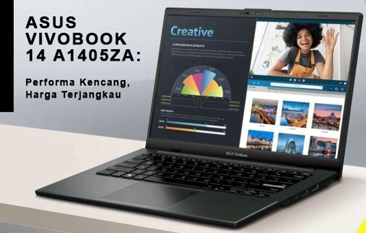 ASUS Vivobook 14 A1405ZA: Performa Kencang, Harga Terjangkau & Mobilitas Tanpa Batas untuk Pengguna Cerdas!