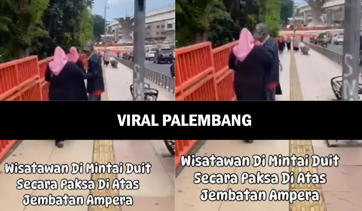 Tangkap! Video Viral Pungli di Jembatan Ampera Palembang Terhadap Wisatawan, Netizen: Pungli aja Terus Bang!