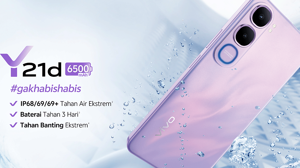 Vivo Y21d Resmi Hadir di Indonesia: Tahan Air, Baterai 3 Hari, dan Kamera Bawah Air di Harga Rp2 Jutaan