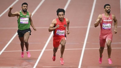 Muhammad Zohri Gagal Raih Medali Emas Final 100 meter Asian Games