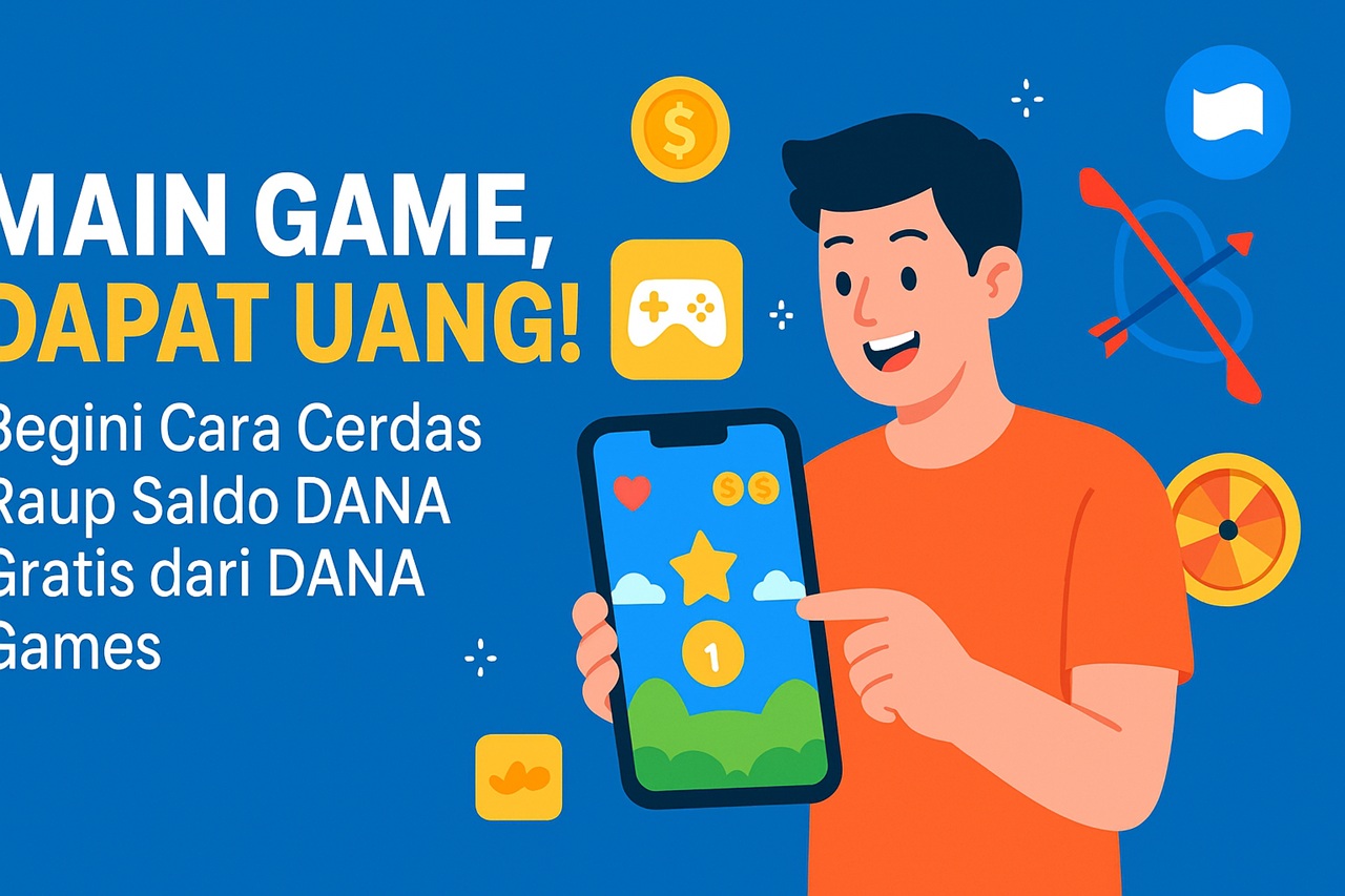 Main Game, Dapat Uang! Begini Cara Cerdas Raup Saldo DANA Gratis dari DANA Games
