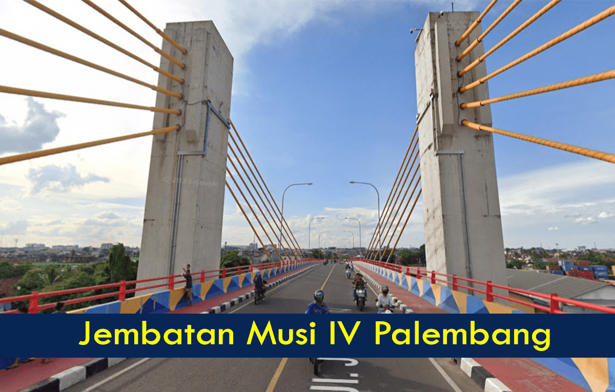 Objek Wisata Terkenal Tapi Jarang Dikunjungi! Jembatan Musi IV Palembang Indah Dan Modern di Sumsel