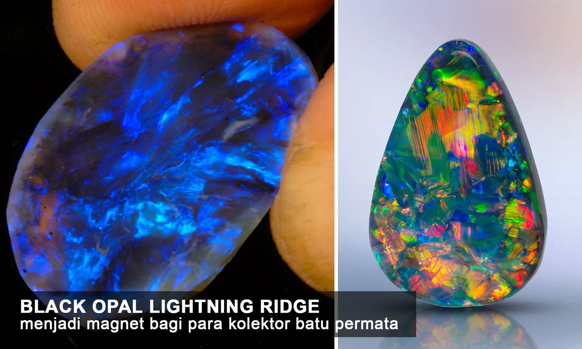 Black Opal Lightning Ridge Batu Permata Paling Cool di 2024 yang Bikin Kolektor Terpana!
