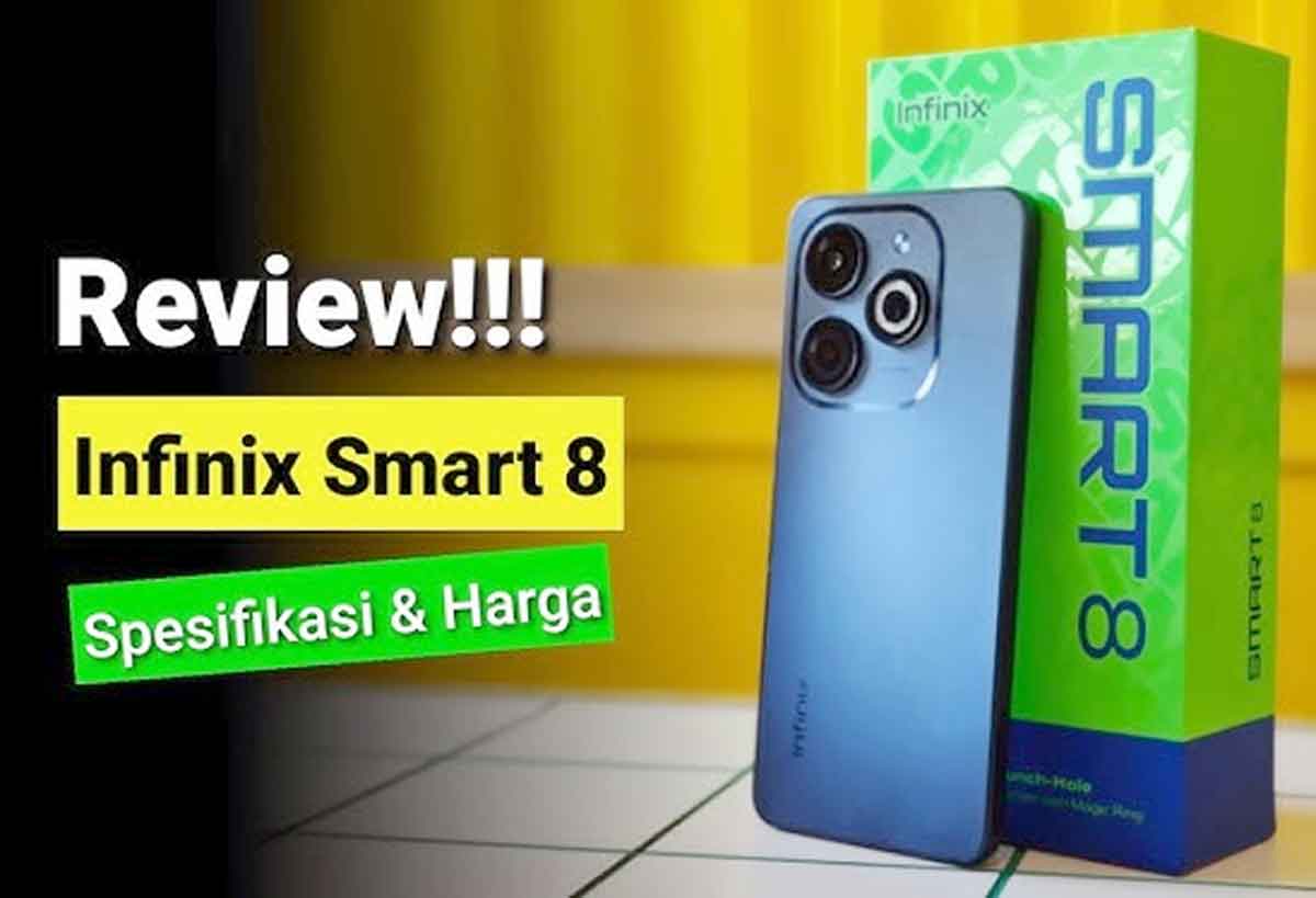 Review Layar Infinix Smart 8: Nonton YouTube Makin Puas dengan 90Hz
