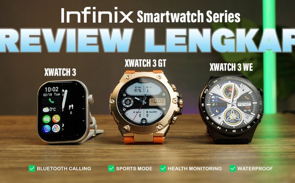 Wow! Infinix XW3E 300 mAh: Smartwatch Ringan dengan Baterai Tangguh dan Fitur Bluetooth Call Modern!