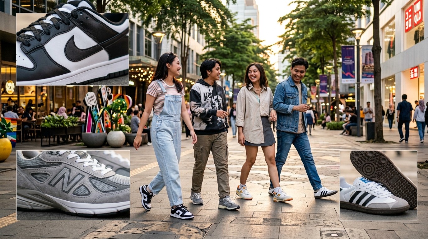 Step Up Your Style: Tren Jalan-Jalan Kekinian Bareng Sneaker Terbaru