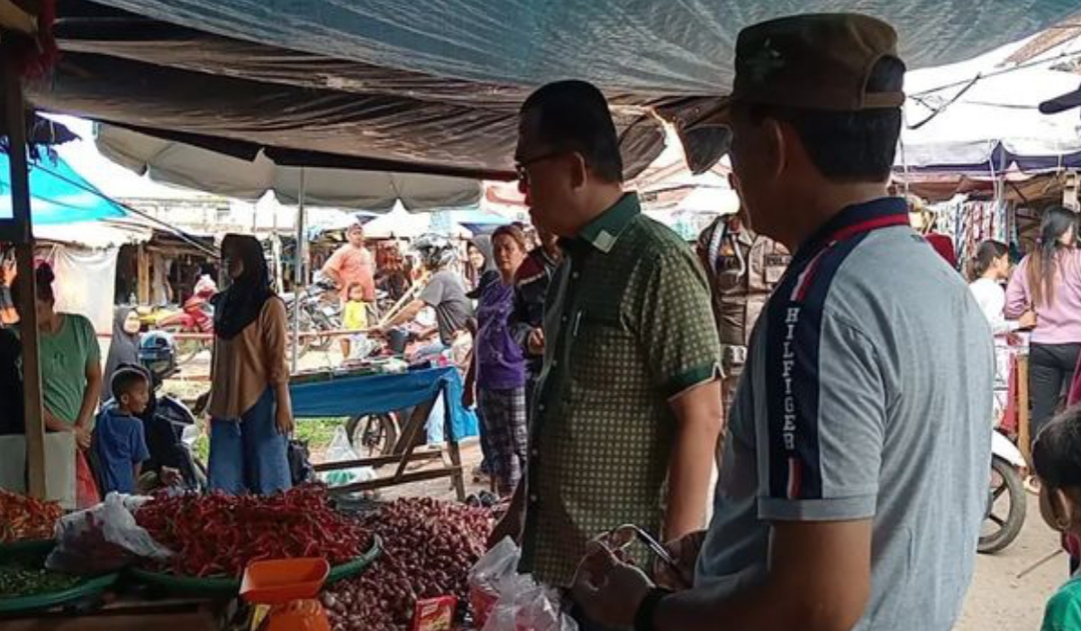 Pj.Bupati Banyuasin Hani Syopiar Rustam Monitor Harga Bahan Pokok Menjelang 2024, Ini Hasilnya!