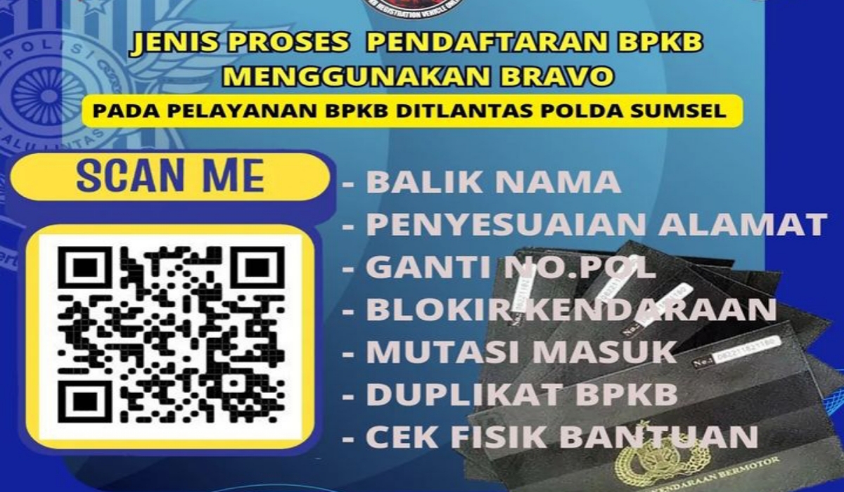 BRAVO BPKB Daftarkan BPKB Tanpa Ribet, Warga Sumsel Bisa Akses Dari Rumah! 