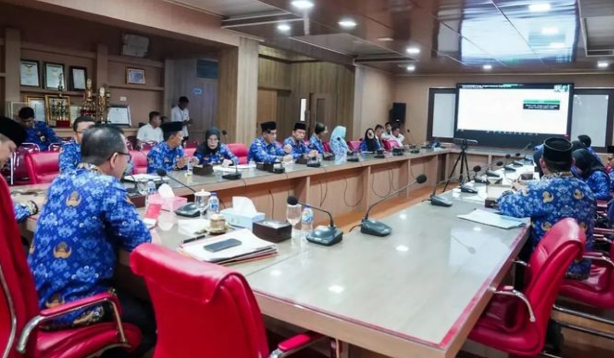 Pj Bupati Banyuasin dan Sekda Ikuti Rapat Pengendalian Inflasi Daerah, bersama Mendagri Tito Karnavian