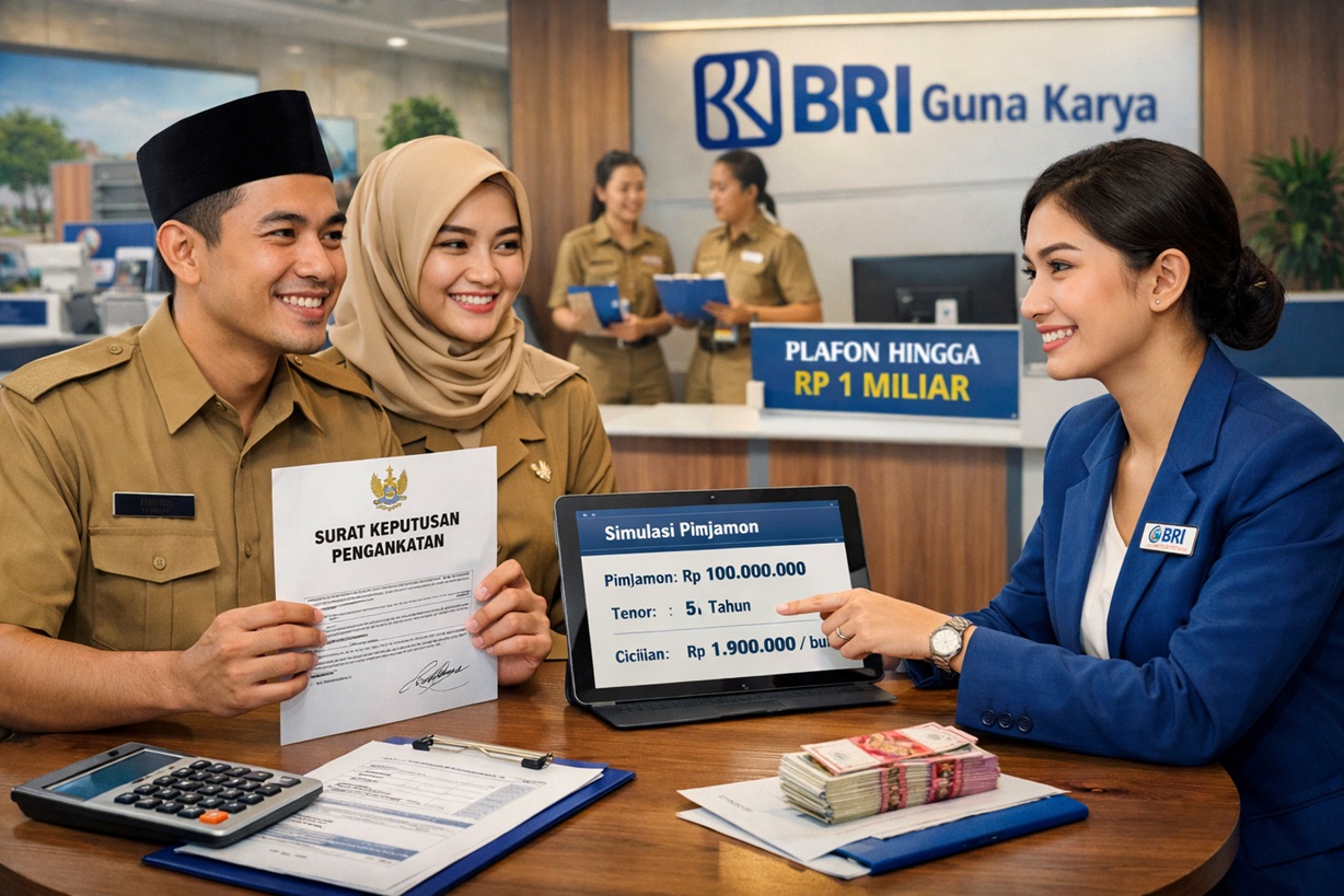 BRIGuna Karya BRI Non KUR: Pinjaman Andalan PNS–PPPK dengan Plafon Hingga Rp500 Juta, Siap Berlanjut ke 2026