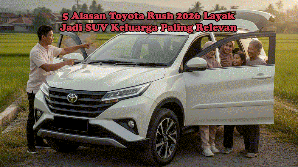 5 Alasan Toyota Rush 2026 Layak Jadi SUV Keluarga Paling Relevan Tahun Ini!