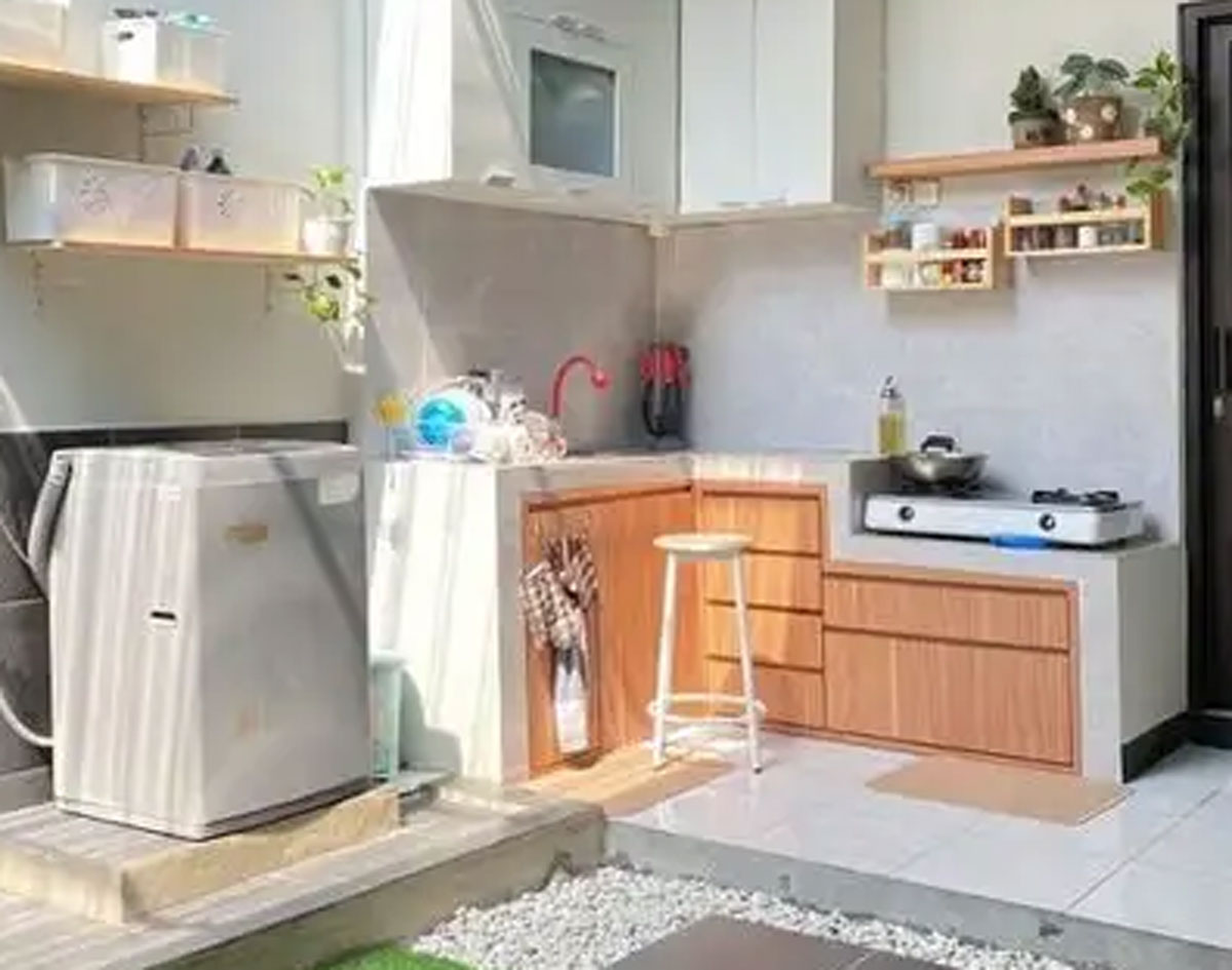 Inspirasi Desain Dapur Terbuka Sederhana di Belakang Rumah: Menawan dan Fungsional