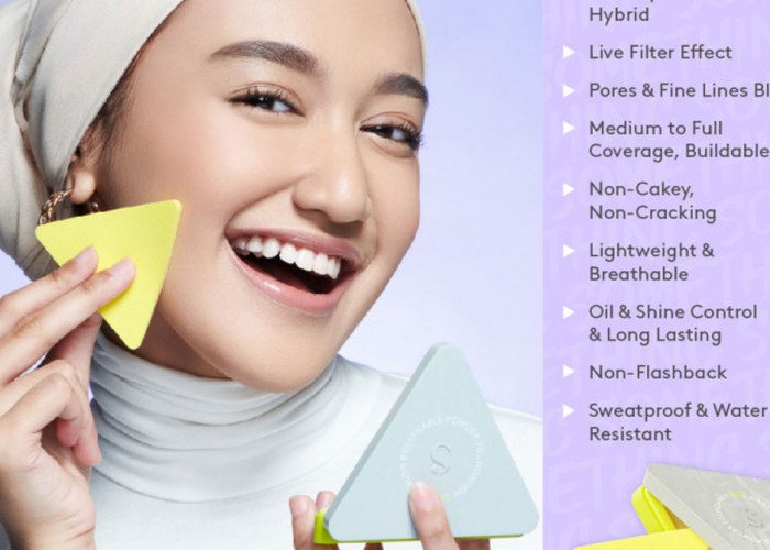 Somethinc DNA Airbrush Breathable Powder Foundation: Bedak Padat Terbaik untuk Kulit Berminyak dan Berjerawat