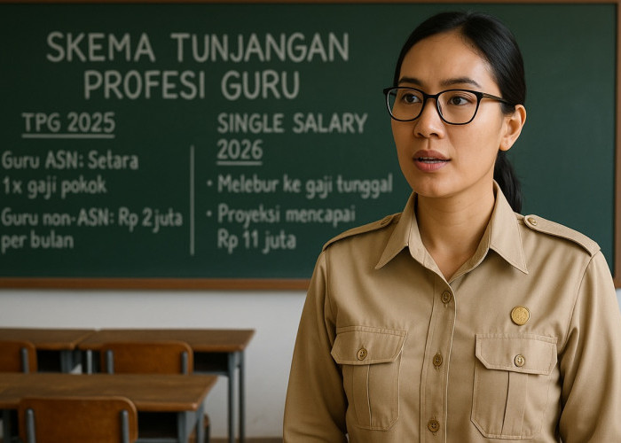 Besaran TPG Berubah: Ini Nominal Penghasilan Guru Serdik Jika Single Salary Diterapkan