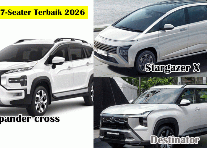 SUV 7-Seater Rp350–500 Juta Terbaik 2026: Stargazer X vs Xpander Cross vs Destinator, Pilih Mana?