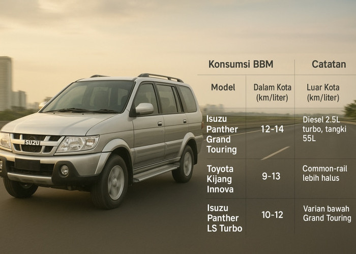 Isuzu Jalan Jauh Jadi Hemat, Ini Alasan Panther Grand Touring Jadi Raja BBM