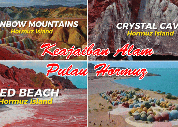 Keajaiban Alam Pulau Hormuz: Lembah Pelangi, Gua Kristal & Pantai Merah yang Viral