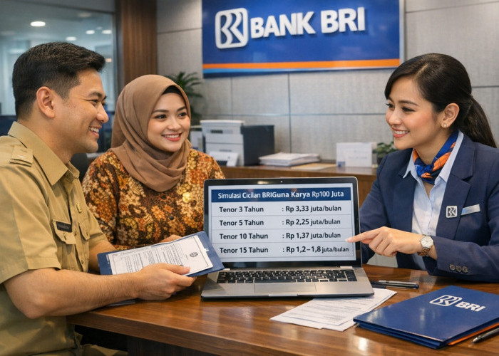 Pinjaman BRI Gadai SK PNS dan PPPK Tahun 2026: Plafon Rp100 Juta, Cicilan Mulai Rp1 Jutaan Tanpa Agunan