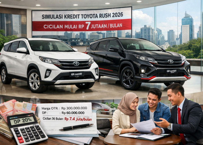 Simulasi Kredit Toyota Rush 2026 Terbaru: Varian GR Sport Tembus Rp7,9 Juta Per Bulan