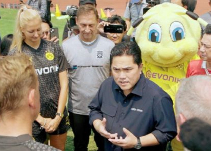 Ketua PSSI Erick Thohir Apresiasi Coaching Clinic Legenda Borussia Dortmund