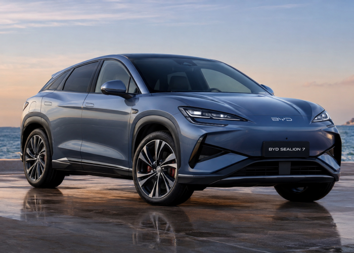 BYD Sealion 7, SUV Listrik Futuristik dengan Tenaga hingga 390 kW