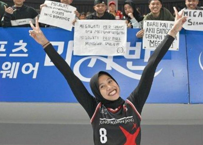 Dukungan Fans Indonesia untuk Megawati di Liga Voli Korea Semakin Menggema!