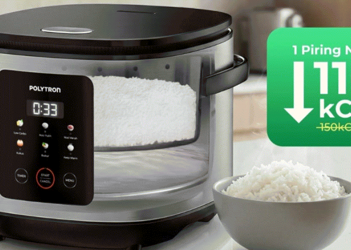 Polytron Luncurkan Rice Cooker Low Carbo: Solusi Praktis Makan Nasi Lebih Sehat Tanpa Ribet