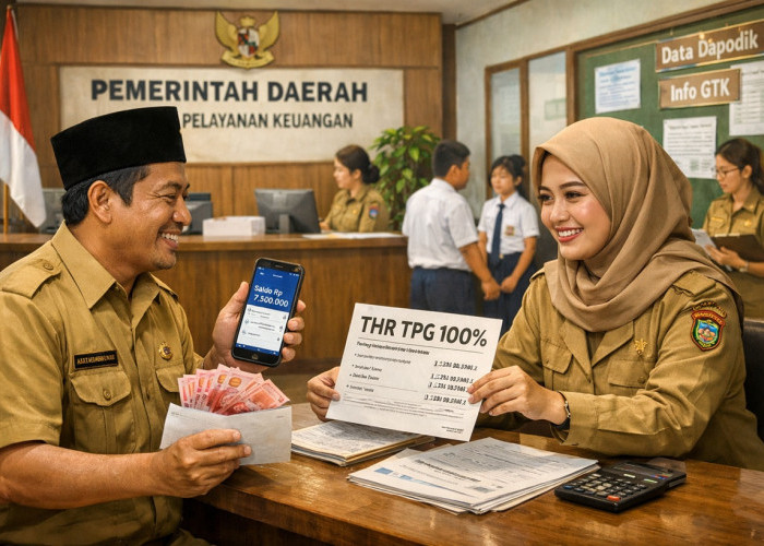 Udpate Pencairan THR TPG 100 Persen 13 Januari 2026, Ratusan Pemda Sudah Terbitkan SP2D