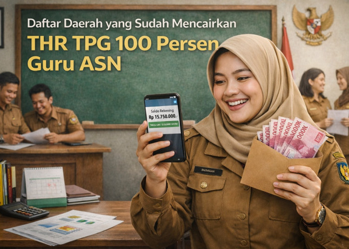 Update Daftar Daerah yang Sudah Mencairkan THR TPG 100 Persen Guru ASN