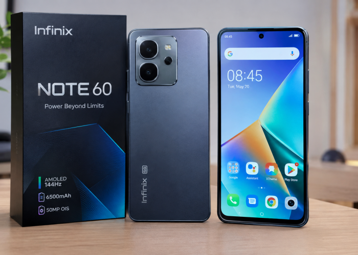 Infinix Note 60 Resmi di Indonesia, Bawa Layar AMOLED 144Hz dan Baterai 6.500 mAh