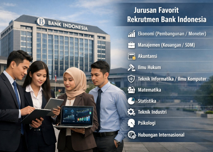 10 Jurusan Kuliah yang Paling Banyak Mengantarkan Lulusan Bekerja di Bank Indonesia