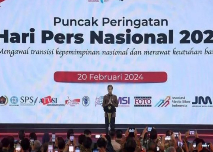 Pj. Bupati Banyuasin Hadiri Puncak Peringatan Hari Pers Nasional 2024 di Jakarta, Apa Kata Jokowi ?