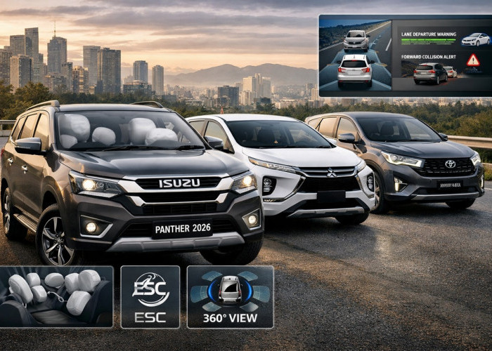 Uji Jok dan Headroom MPV Keluarga: Panther Tangguh, Xpander Fleksibel, Innova Zenix Paling Mewah