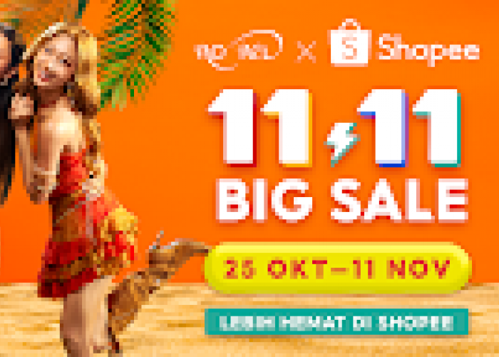 Keseruan Belanja Shopee 11.11 Big Sale Makin Berwarna bersama no na