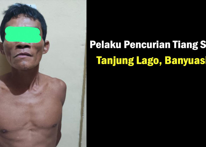 Polsek Tanjung Lago Berhasil Menangkap, Pelaku Pencurian Tiang Siku di Banyuasin, Ini kata Kapolsek !