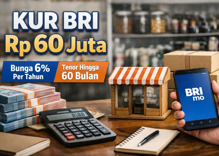 Cicilan Mulai Rp1,3 Juta, Ini Rincian Pinjaman KUR BRI Rp60 Juta Bunga 6 Persen