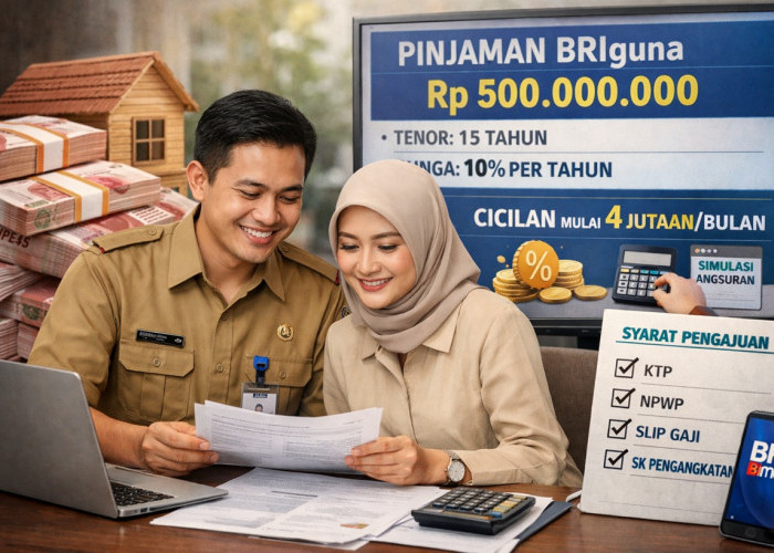Anda Bisa Cairkan Pinjaman Rp 500 Juta Modal Gaji Payroll BRI, Ini Skema Kredit BRIguna Bagi PNS PPPK