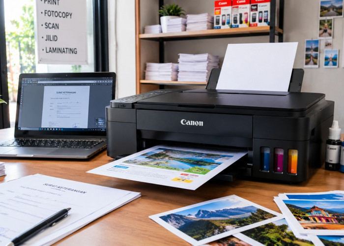 Peluang Bisnis Rumahan 2026, Jasa Cetak Foto dan Dokumen Menggunakan Printer Canon