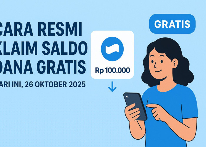 Cara Resmi Klaim Saldo DANA Gratis Hari Ini, 26 Oktober 2025, Dijamin Cepat dan Aman