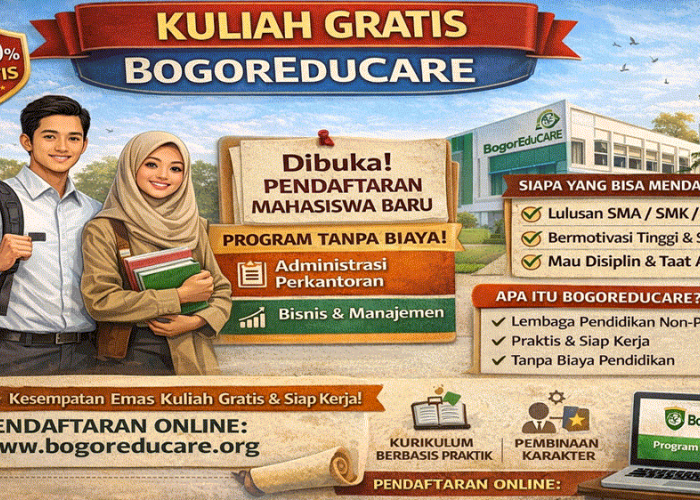 Kuliah Gratis Tanpa Biaya! BogorEduCARE Buka Peluang Emas untuk Masa Depan Gemilang