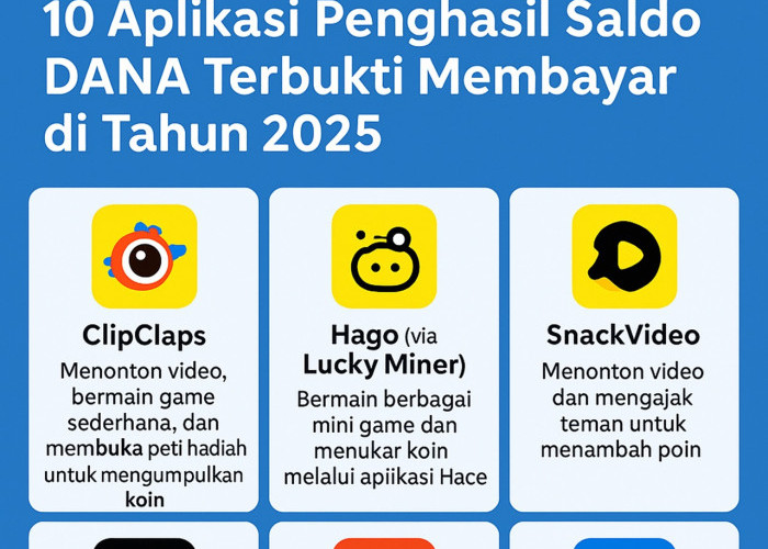10 Aplikasi Penghasil Saldo DANA Terbukti Membayar di Tahun 2025