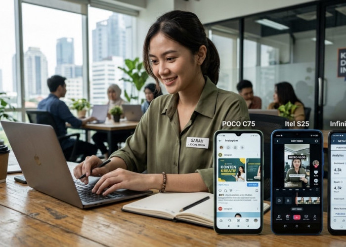 Modal 1 Jutaan Bisa Live Streaming Mulus! Ini 3 HP Murah Andalan Social Media Specialist