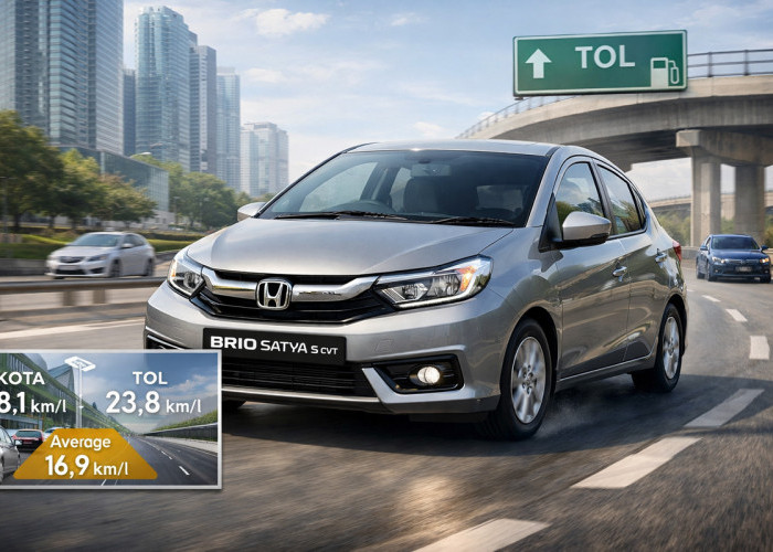 Konsumsi BBM Honda Brio Satya S CVT Irit Banget, 100 Km Cuma 5 Literan