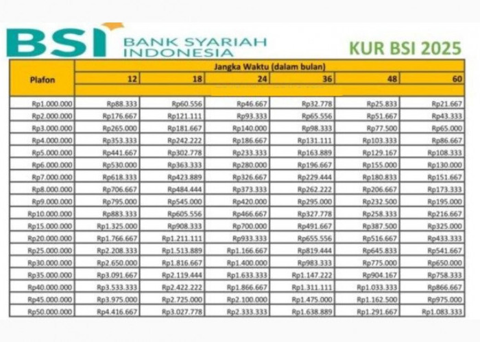Simulasi Pinjaman KUR BSI Rp10 Juta: Cicilan, Syarat, dan Cara Pengajuan Online