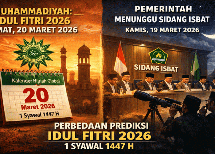 Idul Fitri 2026 Berbeda? Ini Jadwal 1 Syawal Versi Muhammadiyah dan Pemerintah dari Sidang Isbat