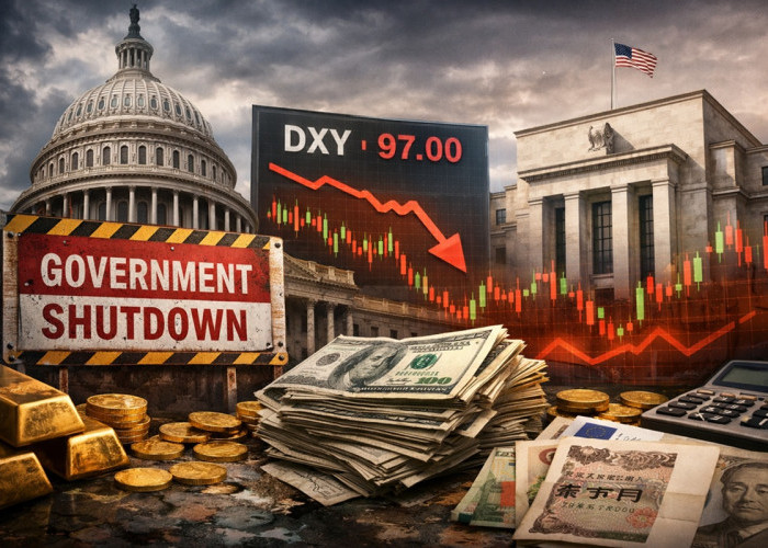 Ancaman Shutdown AS Tekan Dolar, Ketidakpastian Fiskal Menguat
