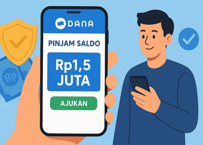 Tak Perlu ke Bank! Pinjaman Rp1,5 Juta Bisa Cair Lewat Aplikasi DANA Hari Ini, Simak Caranya